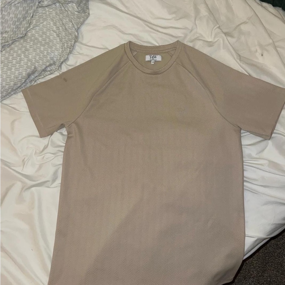 Men's Beige T-Shirt